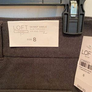 The Loft Skinny Ankle Size 8 Grey